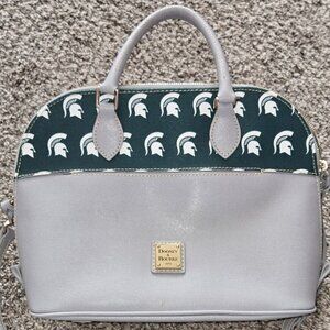 Dooney & Bourke Michigan State Spartans Domed Satchel Purse